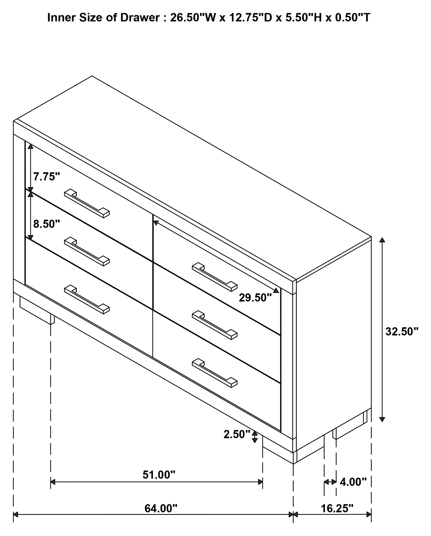 Jessica 6-piece Queen LED Bedroom Set Snow White - Discount Furniture Connection