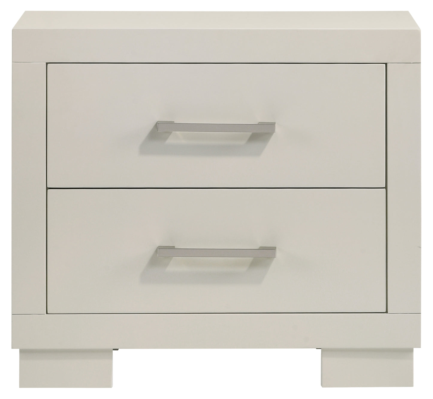 Jessica 6-piece Queen LED Bedroom Set Snow White - Discount Furniture Connection