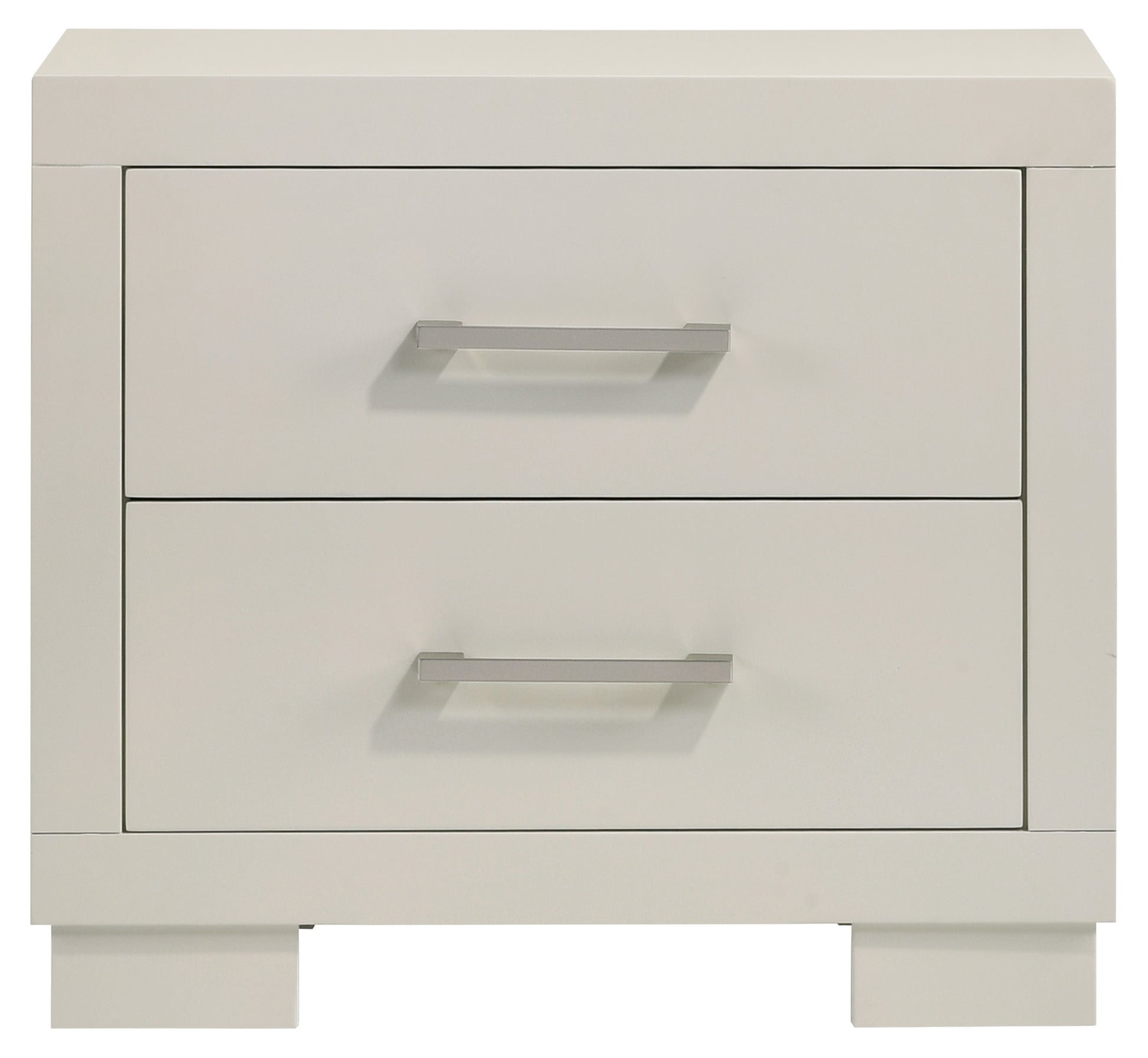 Jessica 6-piece Queen LED Bedroom Set Snow White - Discount Furniture Connection
