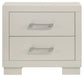 Jessica 6-piece Queen LED Bedroom Set Snow White - Discount Furniture Connection