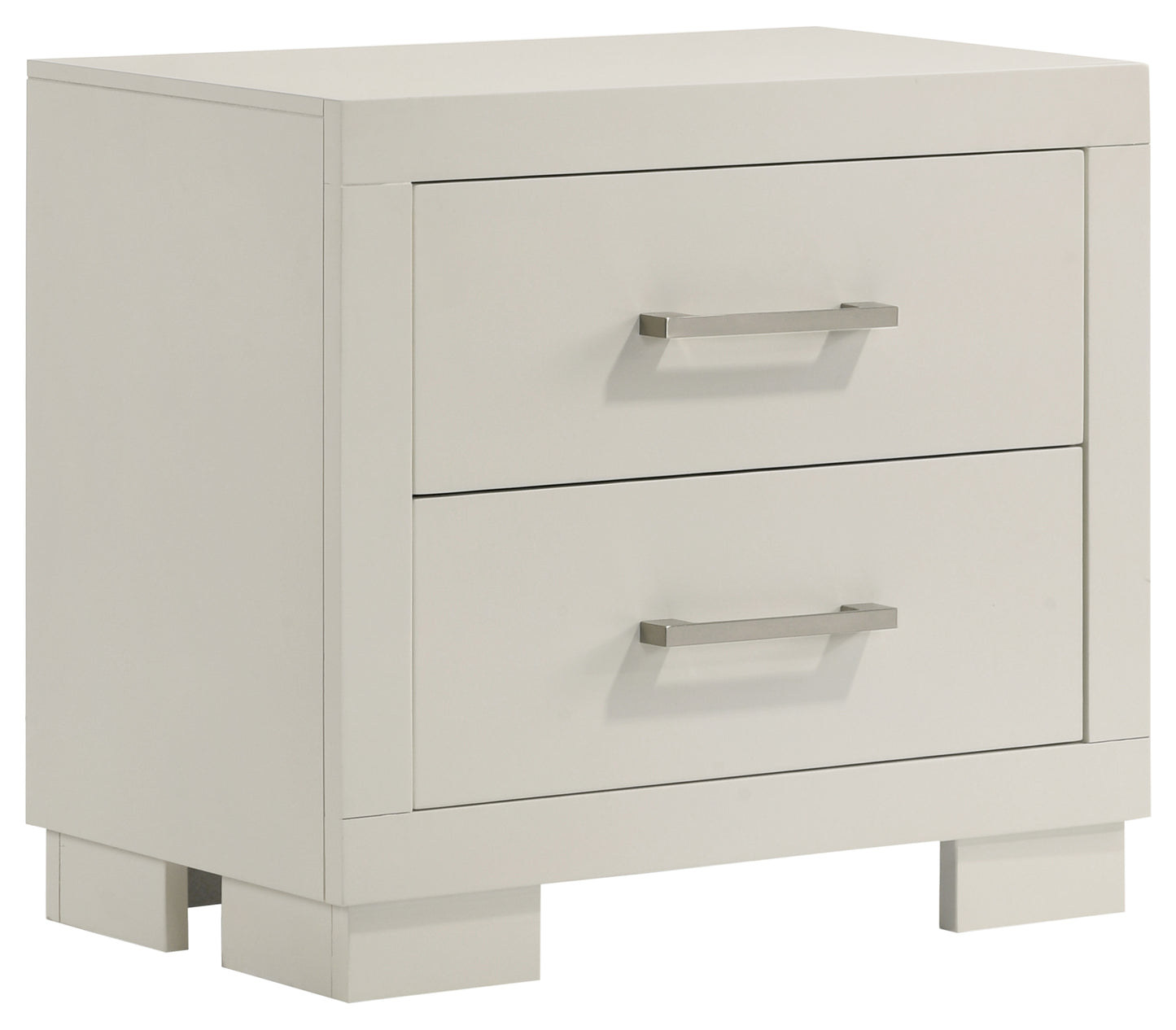Jessica 6-piece Queen LED Bedroom Set Snow White - Discount Furniture Connection