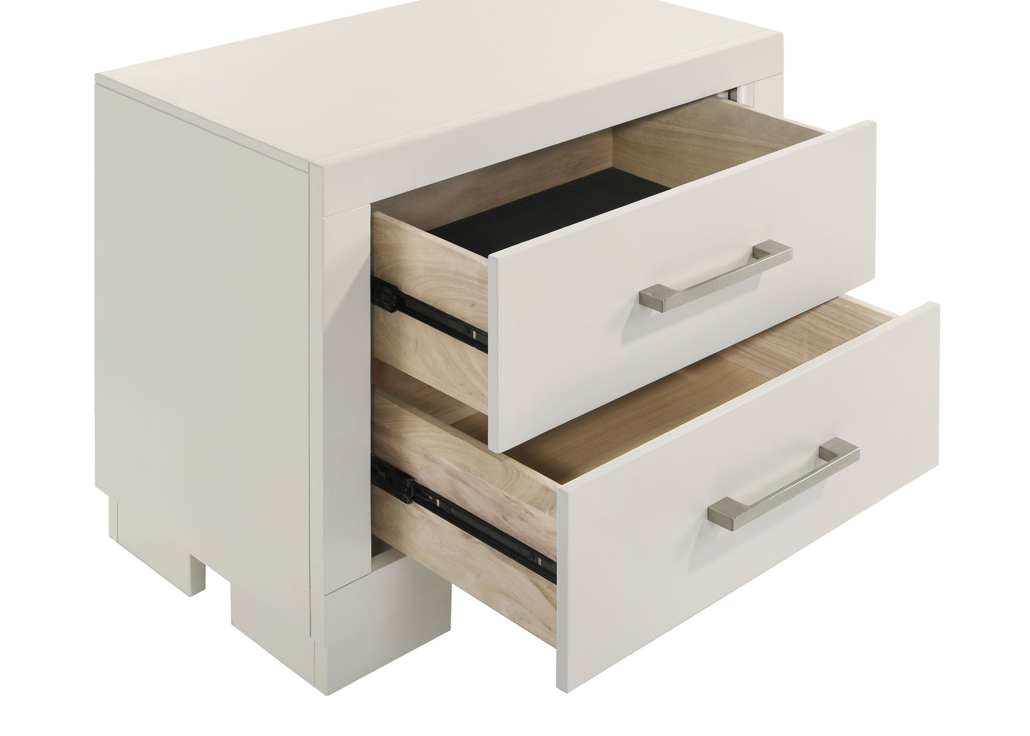 Jessica 6-piece Queen LED Bedroom Set Snow White - Discount Furniture Connection