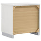 Felicity 4-piece Eastern King Bedroom Set White High Gloss - Discount Furniture Connection