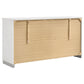 Felicity 4-piece Eastern King Bedroom Set White High Gloss - Discount Furniture Connection