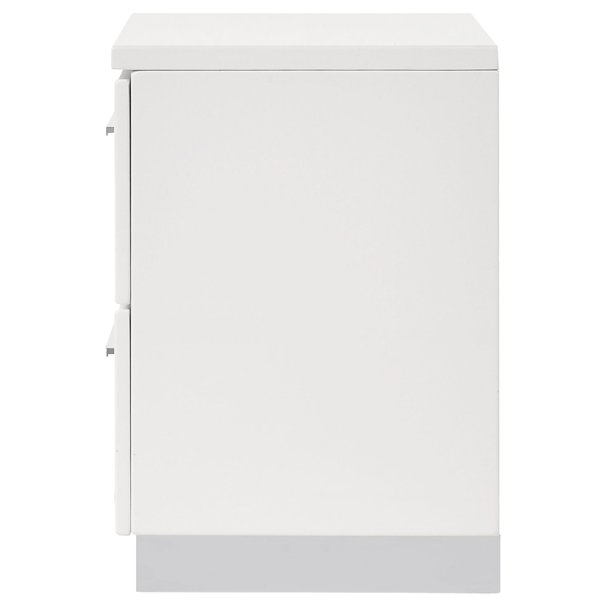 Felicity 2-drawer Nightstand White High Gloss - Discount Furniture Connection