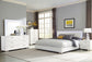 Felicity 5-drawer Bedroom Chest White High Gloss - Discount Furniture Connection