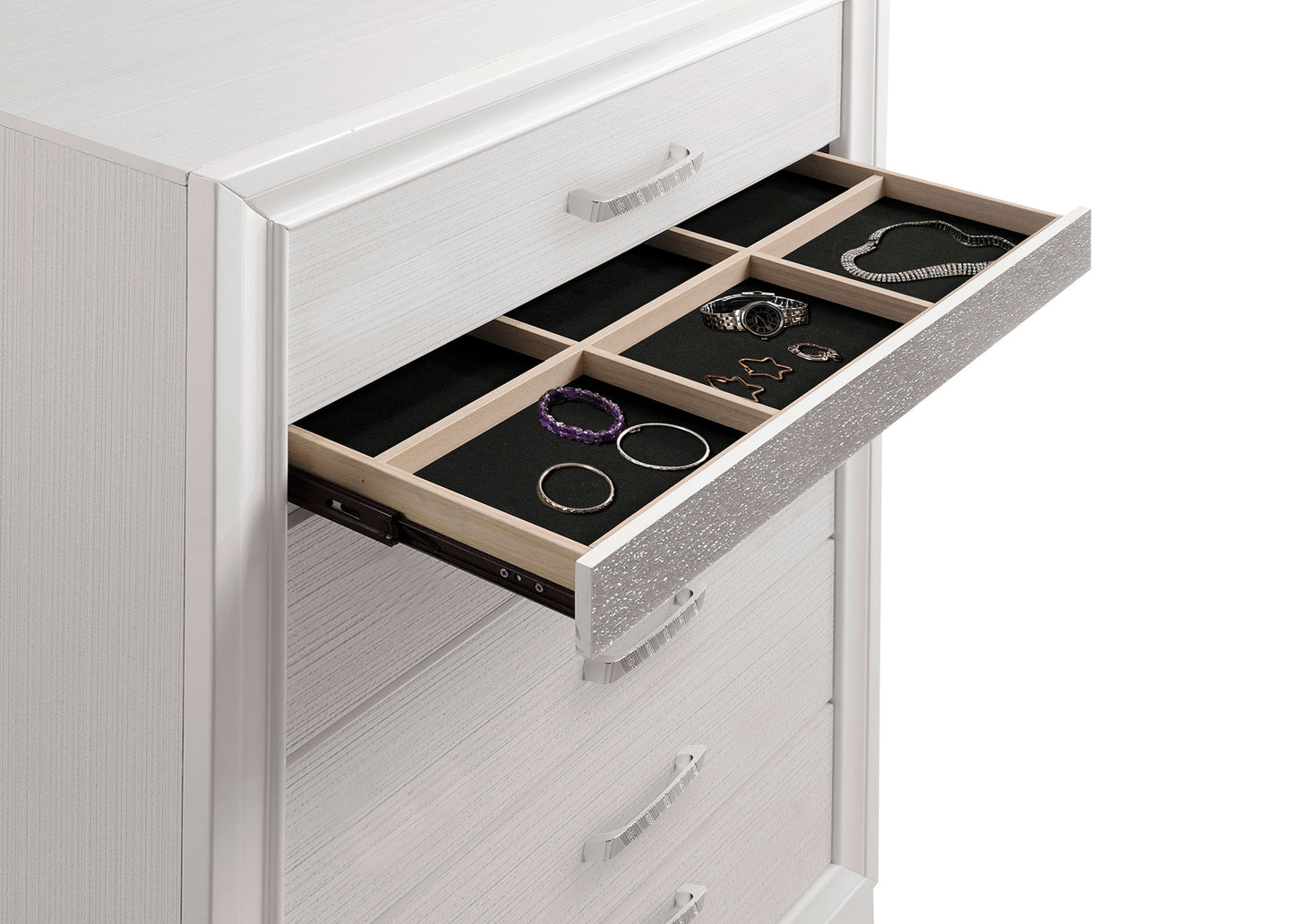 Miranda 5-piece Full Bedroom Set White - Discount Furniture Connection