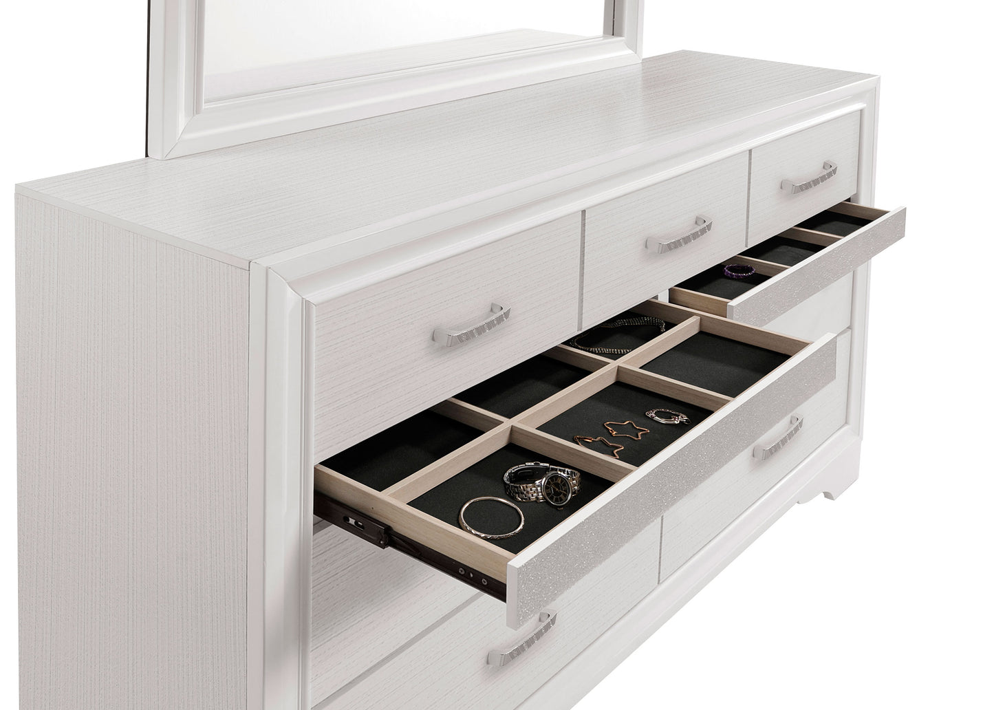 Miranda 5-piece Full Bedroom Set White - Discount Furniture Connection
