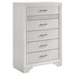 Miranda 5-piece Full Bedroom Set White - Discount Furniture Connection