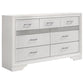 Miranda 4-piece Twin Bedroom Set White - Discount Furniture Connection