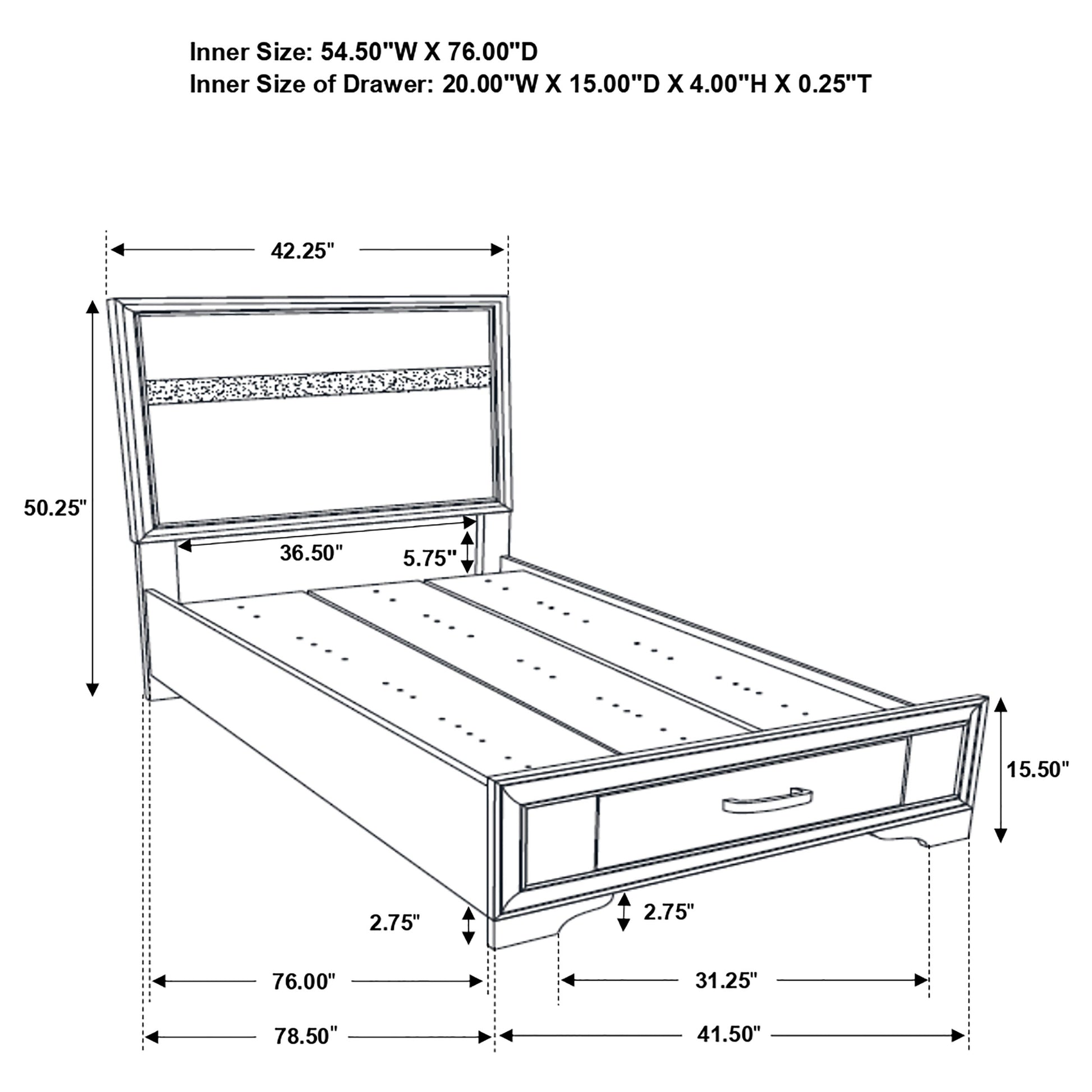 Miranda 4-piece Twin Bedroom Set White - Discount Furniture Connection
