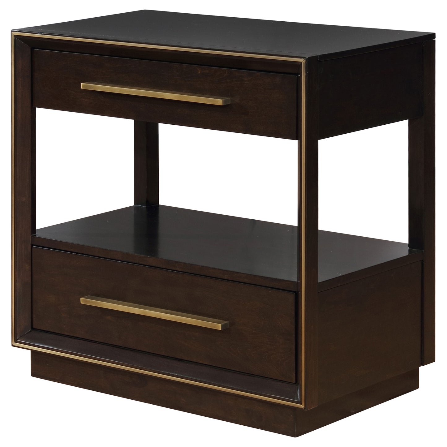 Durango 2-drawer Nightstand Smoked Peppercorn - Discount Furniture Connection