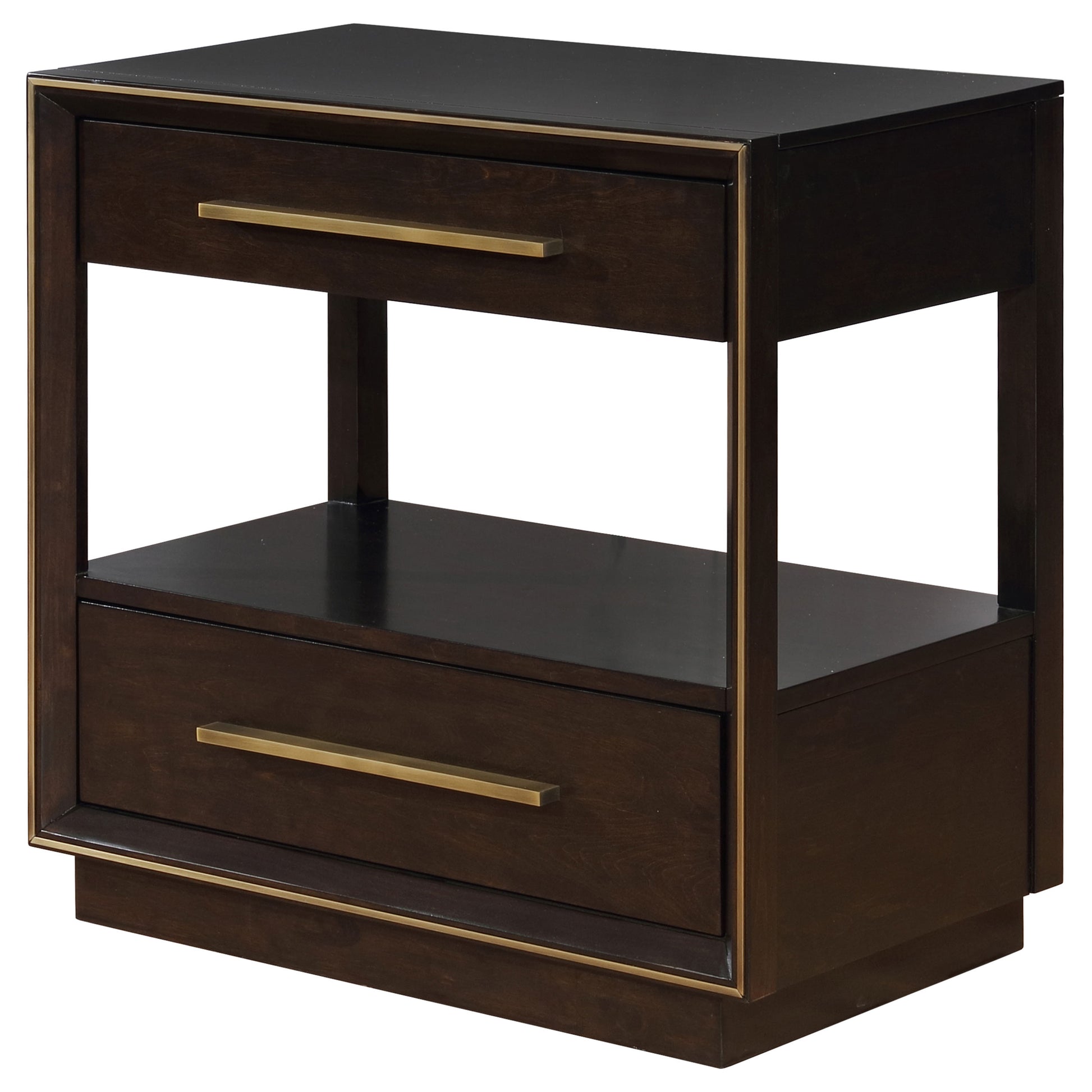 Durango 2-drawer Nightstand Smoked Peppercorn - Discount Furniture Connection