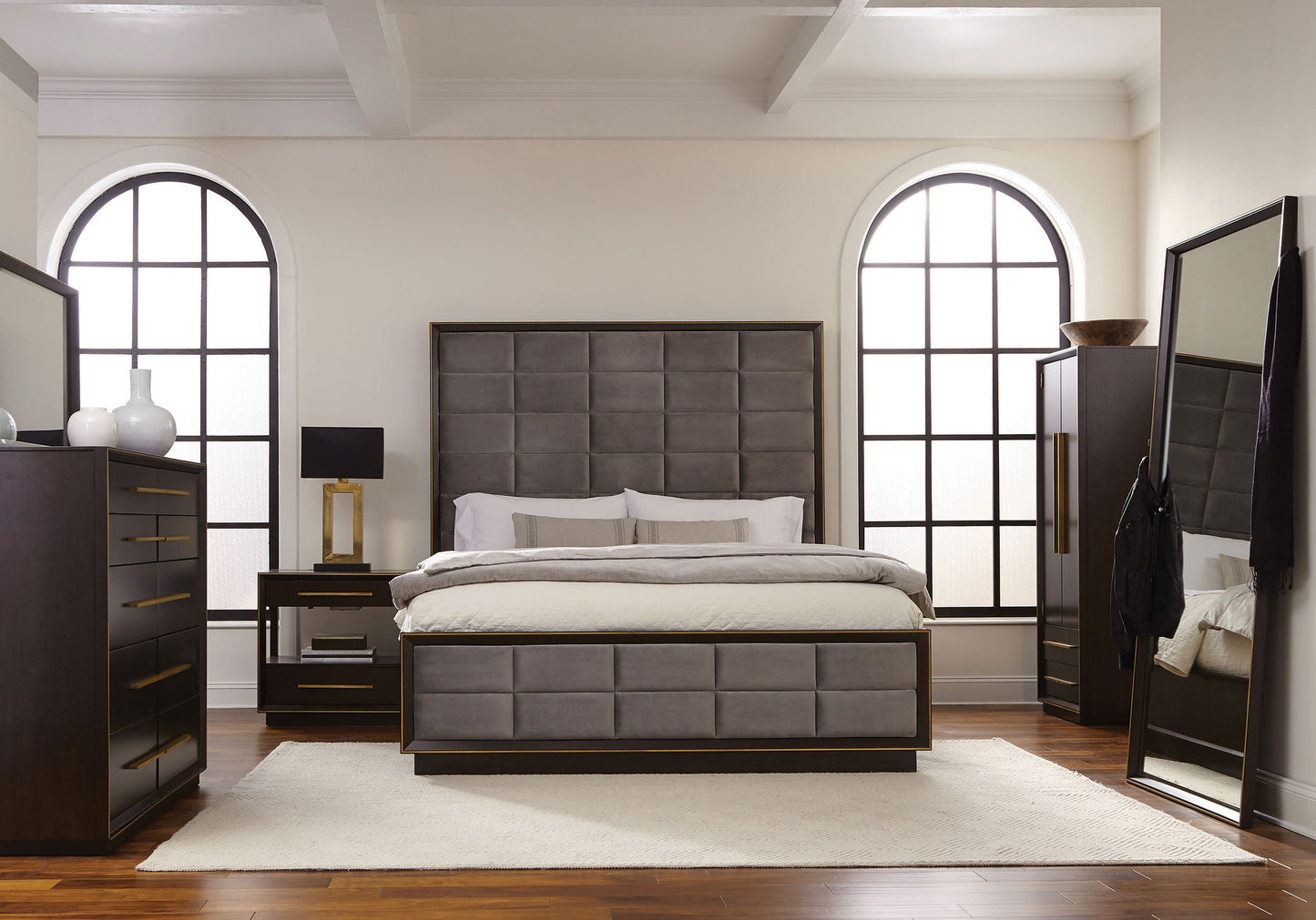 Durango 2-drawer Nightstand Smoked Peppercorn - Discount Furniture Connection