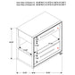 Durango 2-drawer Nightstand Smoked Peppercorn - Discount Furniture Connection