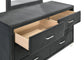 Melody 6-drawer Upholstered Dresser Grey - Discount Furniture Connection