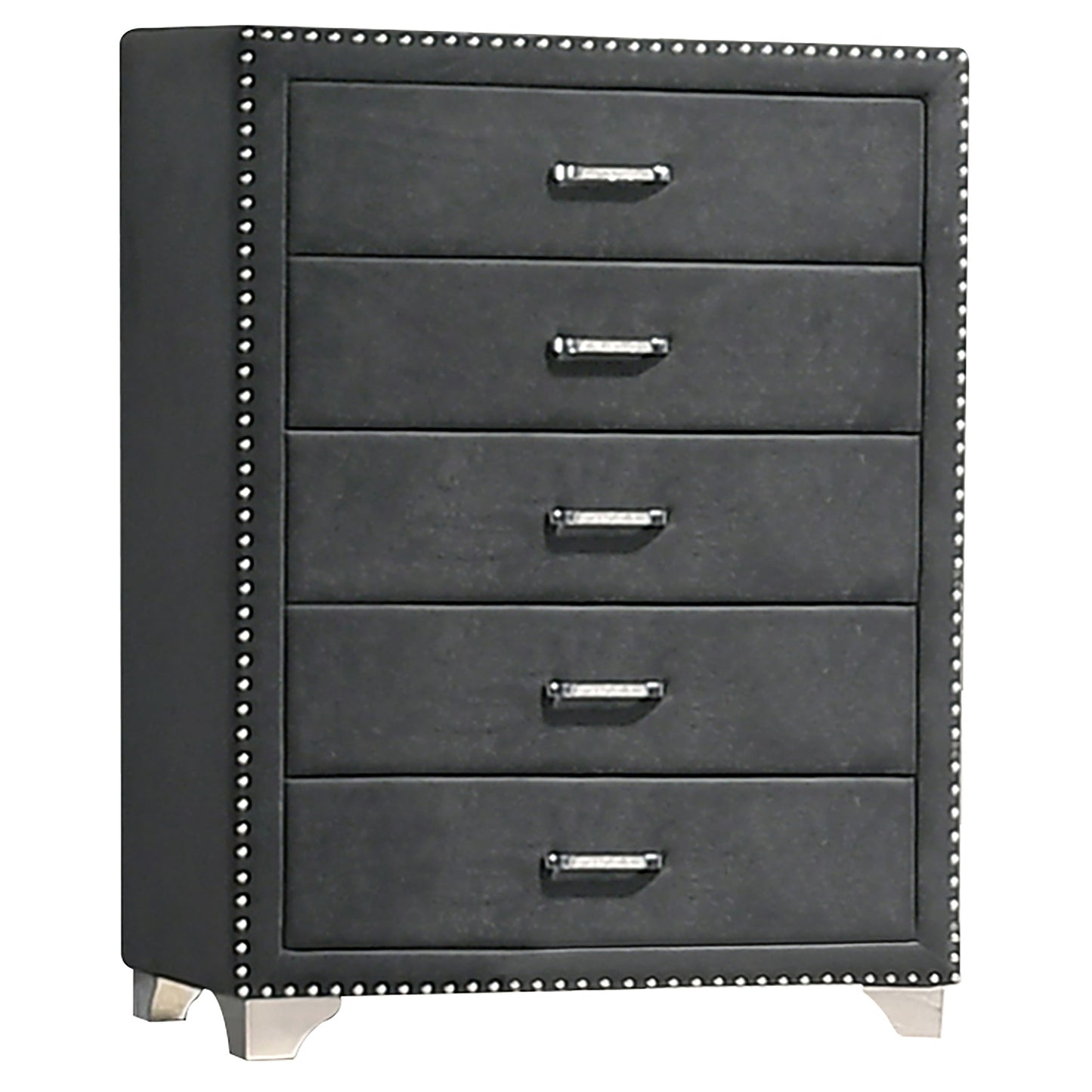 Melody 5-drawer Bedroom Chest Grey - Discount Furniture Connection