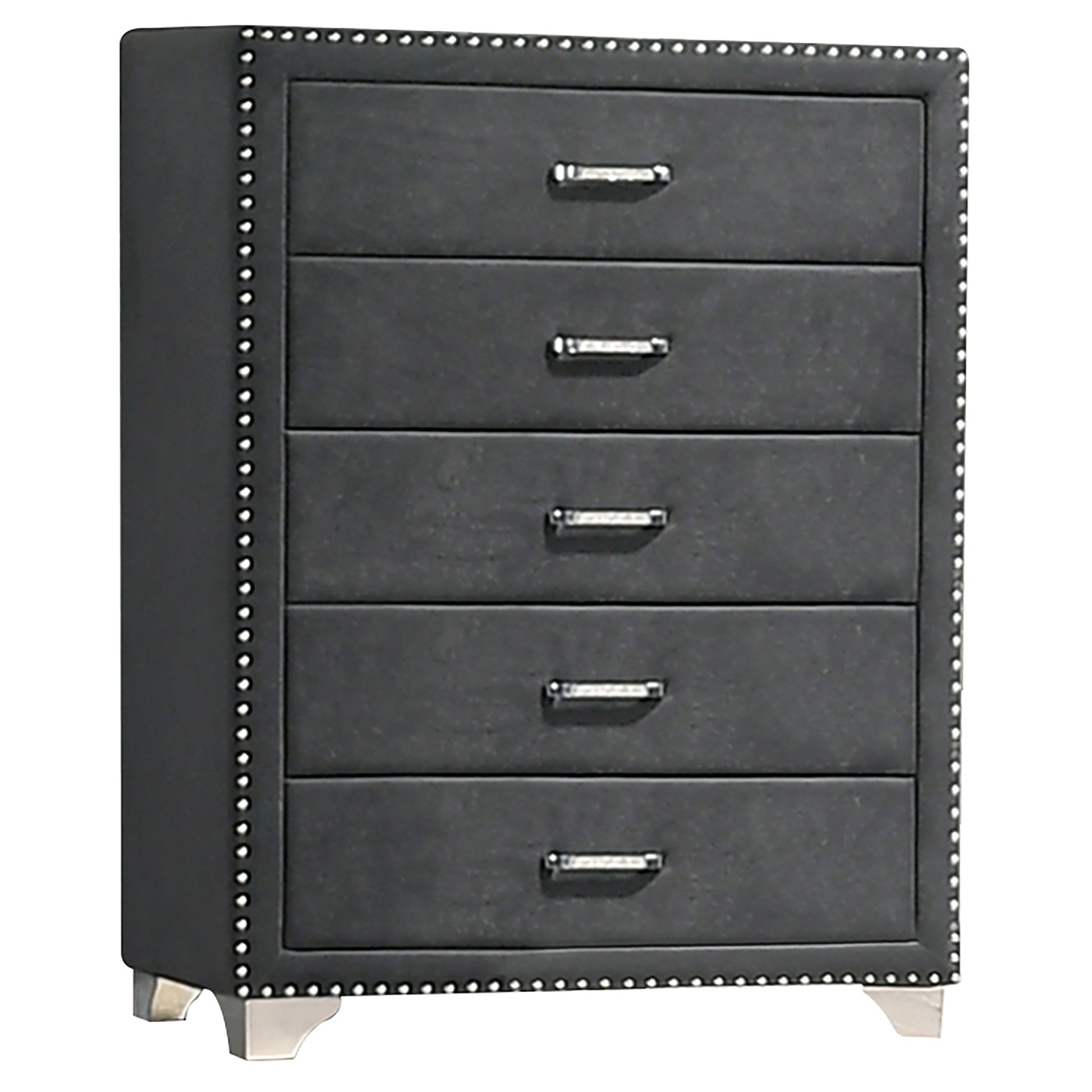 Melody 5-drawer Bedroom Chest Grey - Discount Furniture Connection