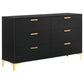 Kendall 5-piece Eastern King Bedroom Set Black - Discount Furniture Connection