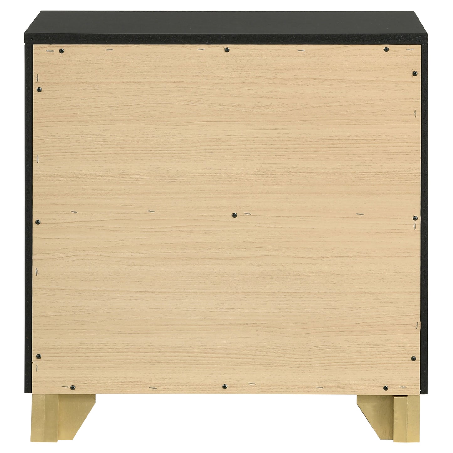 Caraway 2-drawer Nightstand Black - Discount Furniture Connection