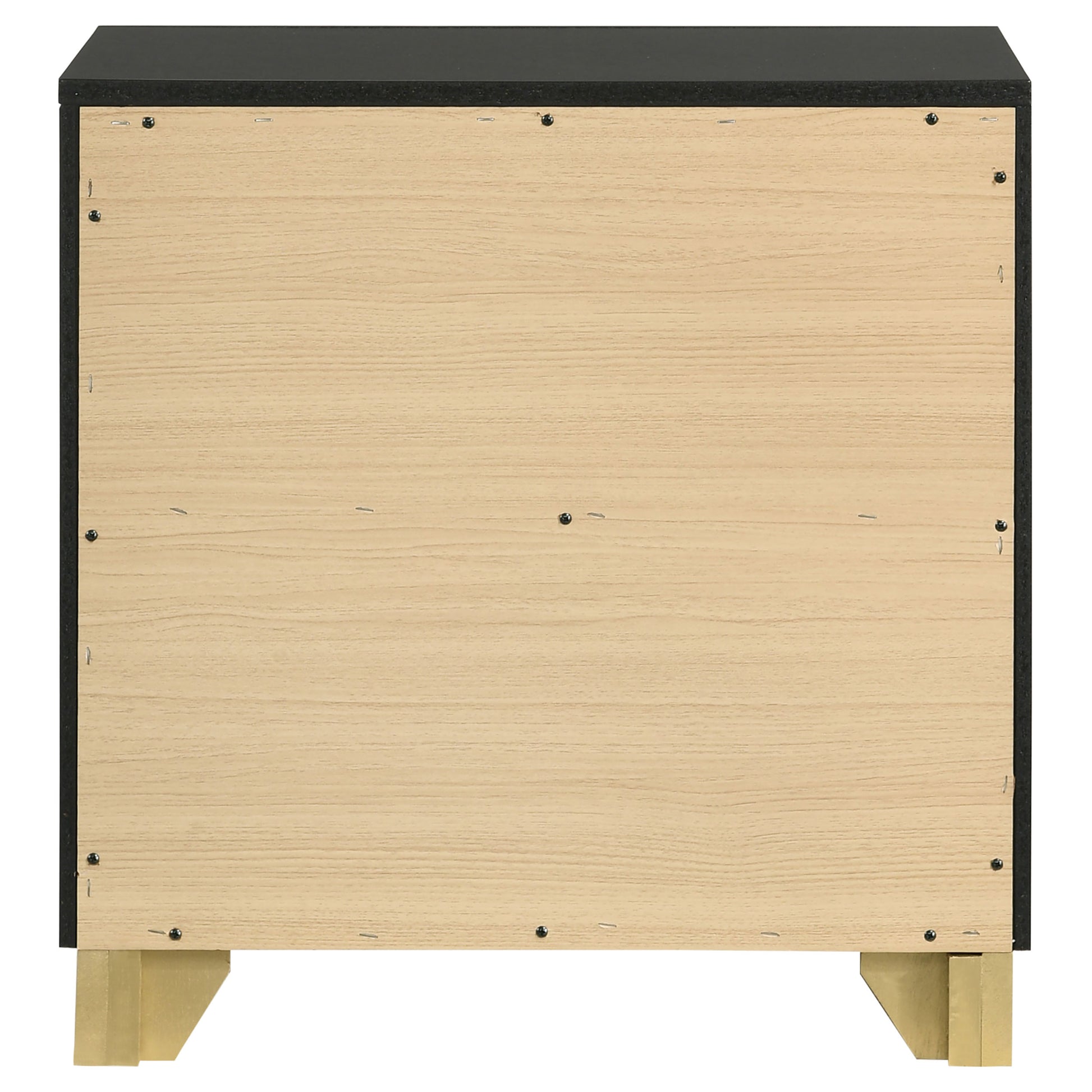 Caraway 2-drawer Nightstand Black - Discount Furniture Connection
