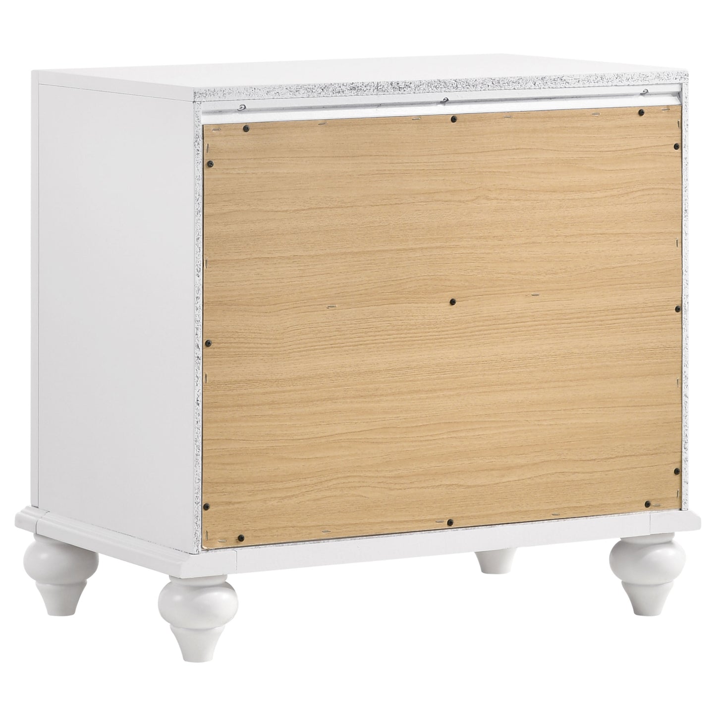 Barzini 4-piece Eastern King Bedroom Set White - Discount Furniture Connection