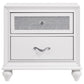Barzini 5-piece Eastern King Bedroom Set White - Discount Furniture Connection