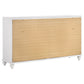 Barzini 5-piece California King Bedroom Set White - Discount Furniture Connection
