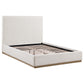 Knox Upholstered Eastern King Panel Bed Cream