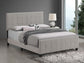 Fairfield Upholstered Queen Panel Bed Beige - Discount Furniture Connection