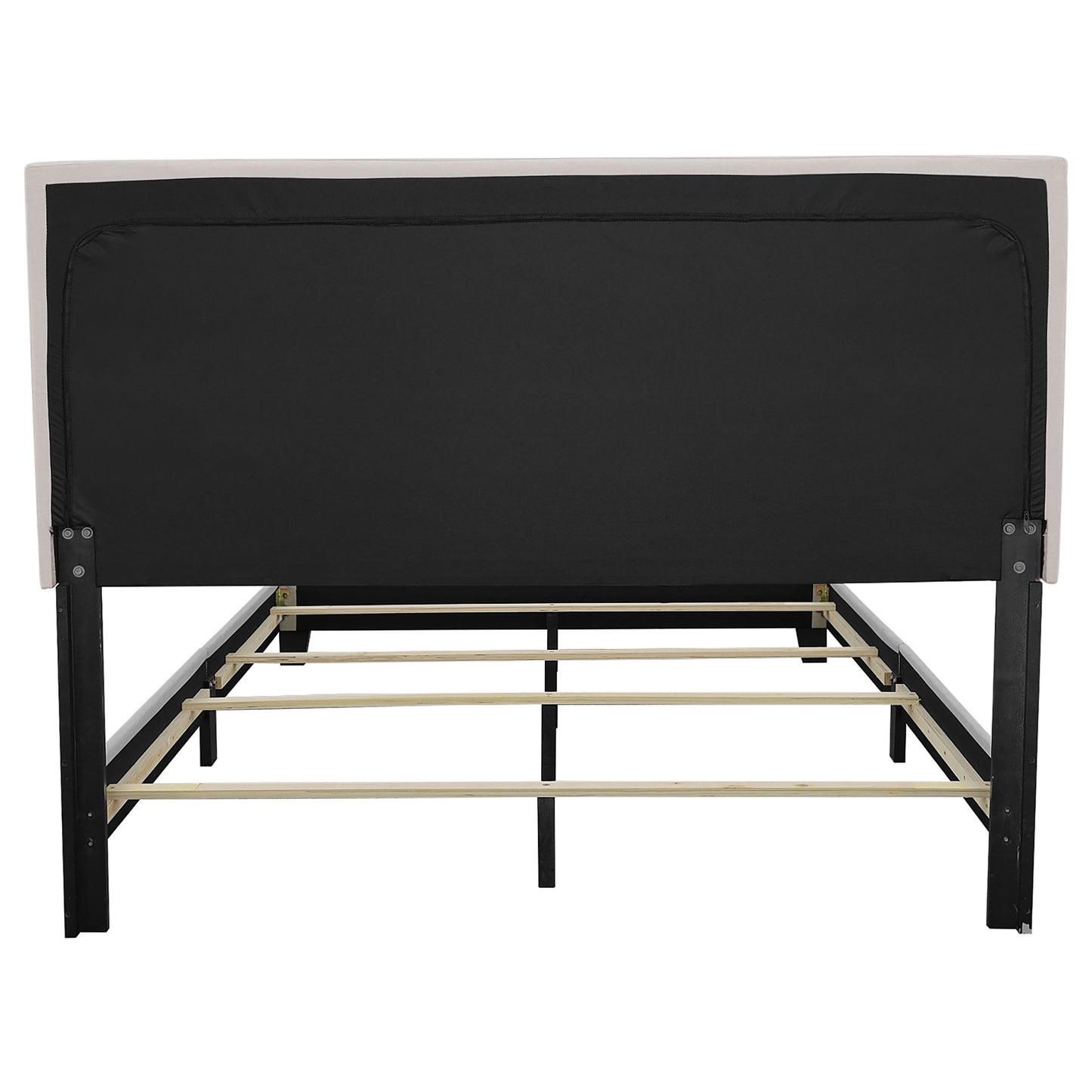Boyd Upholstered Full Panel Bed Ivory - Discount Furniture Connection