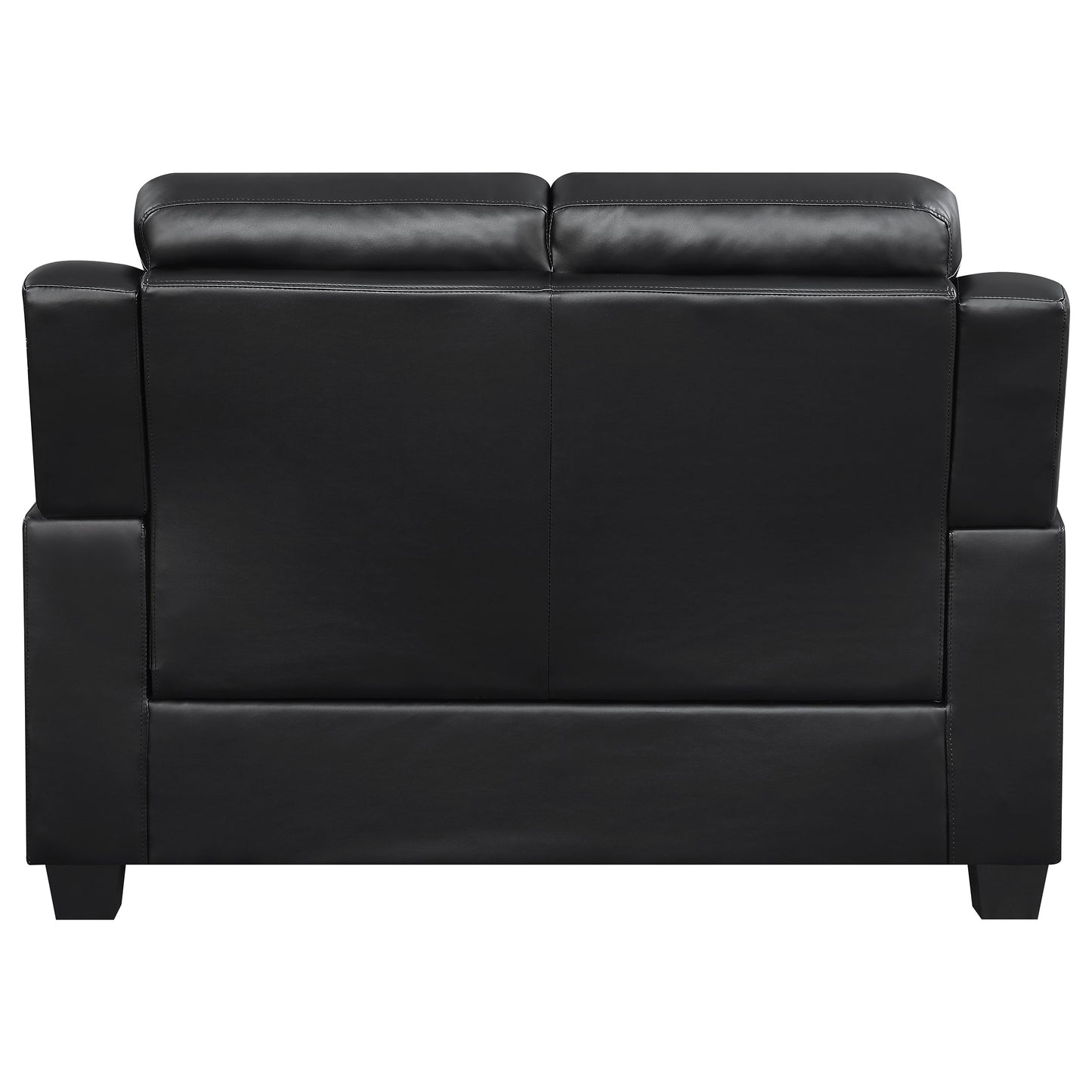 Finley 3-piece Upholstered Padded Arm Tufted Sofa Set Black - Discount Furniture Connection