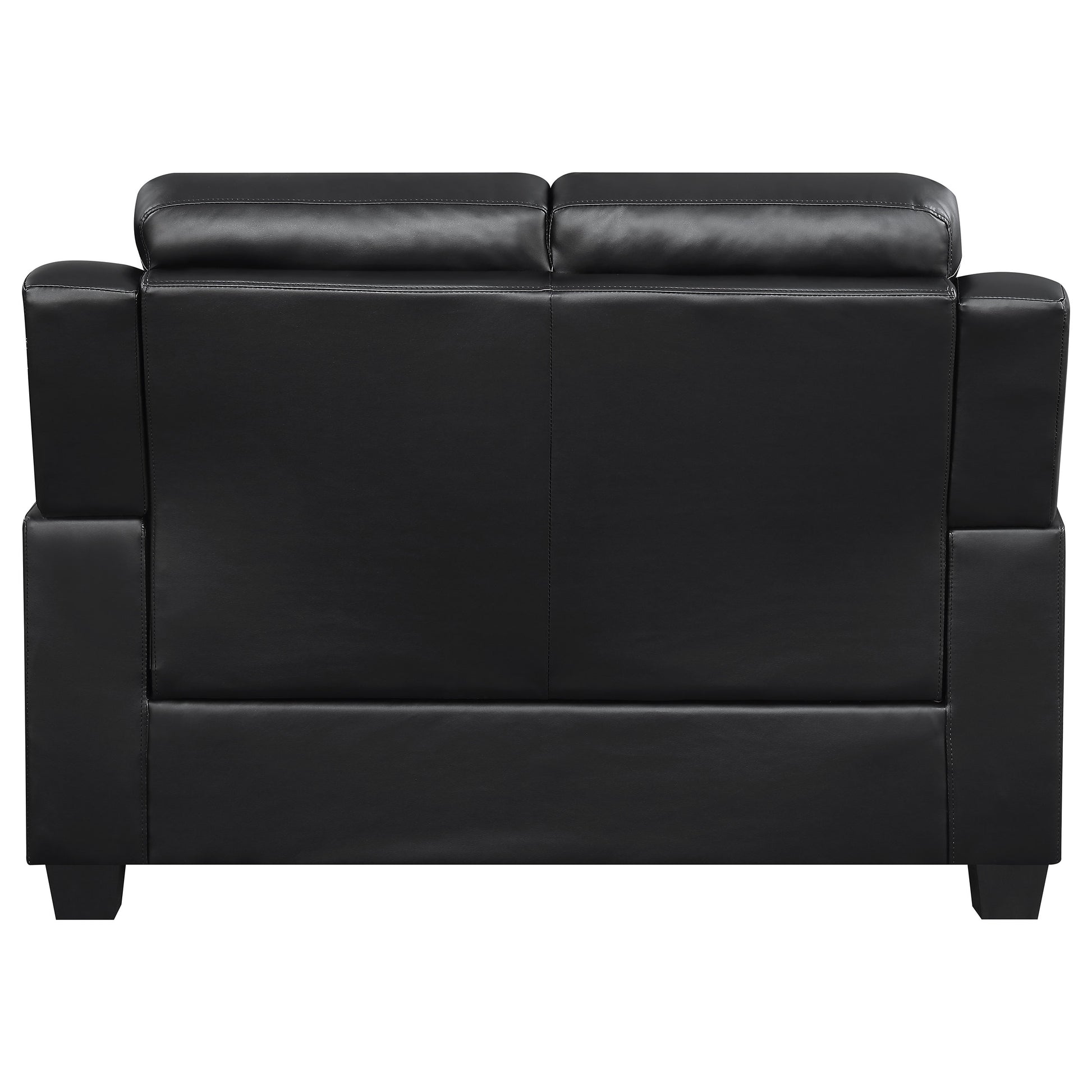 Finley 3-piece Upholstered Padded Arm Tufted Sofa Set Black - Discount Furniture Connection