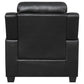 Finley 3-piece Upholstered Padded Arm Tufted Sofa Set Black - Discount Furniture Connection