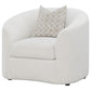 Rainn Boucle Upholstered Sloped Arm Accent Chair Latte
