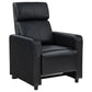 Toohey Upholstered Tufted Recliner Living Room Set Black - Discount Furniture Connection