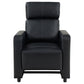 Toohey Upholstered Tufted Recliner Living Room Set Black - Discount Furniture Connection
