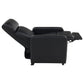 Toohey Upholstered Tufted Recliner Living Room Set Black - Discount Furniture Connection