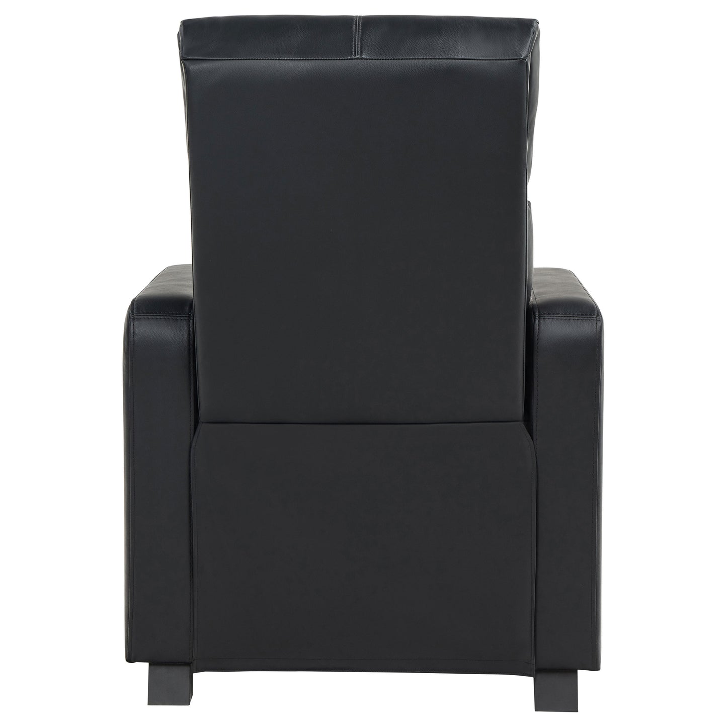 Toohey Upholstered Tufted Recliner Living Room Set Black - Discount Furniture Connection