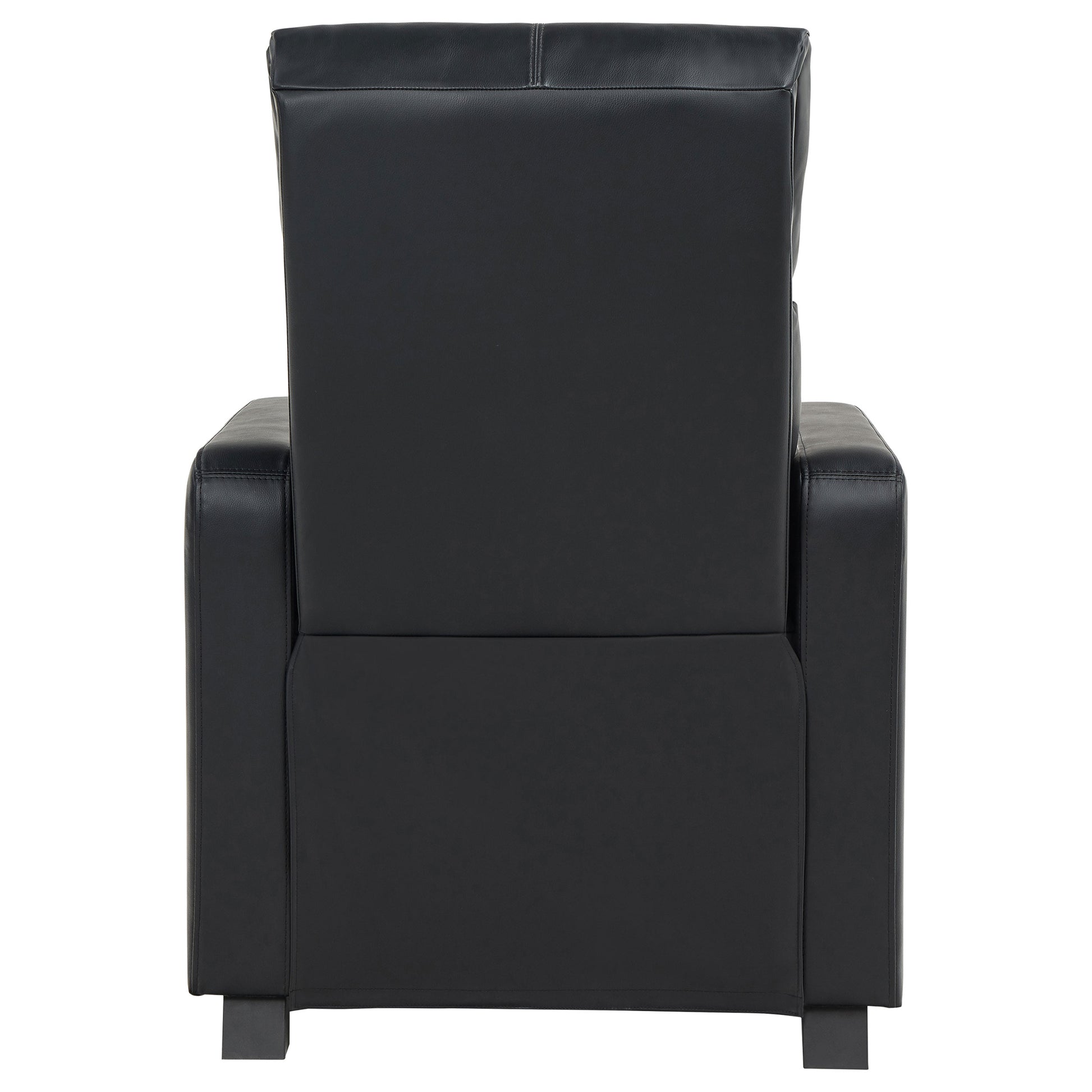 Toohey Upholstered Tufted Recliner Living Room Set Black - Discount Furniture Connection