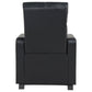 Toohey Upholstered Tufted Recliner Living Room Set Black - Discount Furniture Connection