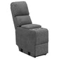 Bahrain Upholstered Motion Loveseat Charcoal - Discount Furniture Connection