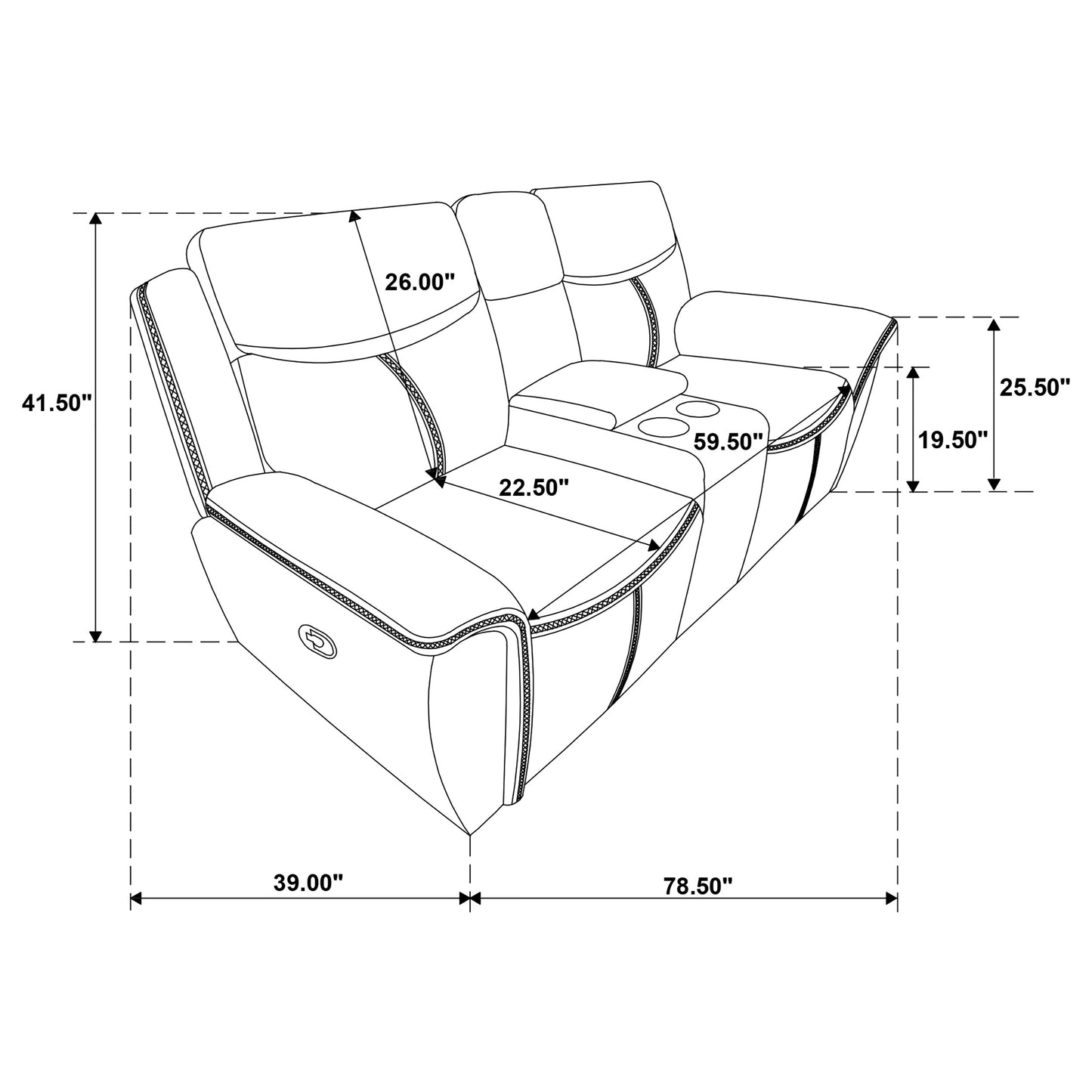 Sloane 3-piece Upholstered Reclining Sofa Set Blue - Discount Furniture Connection