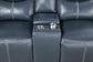 Sloane 3-piece Upholstered Reclining Sofa Set Blue - Discount Furniture Connection