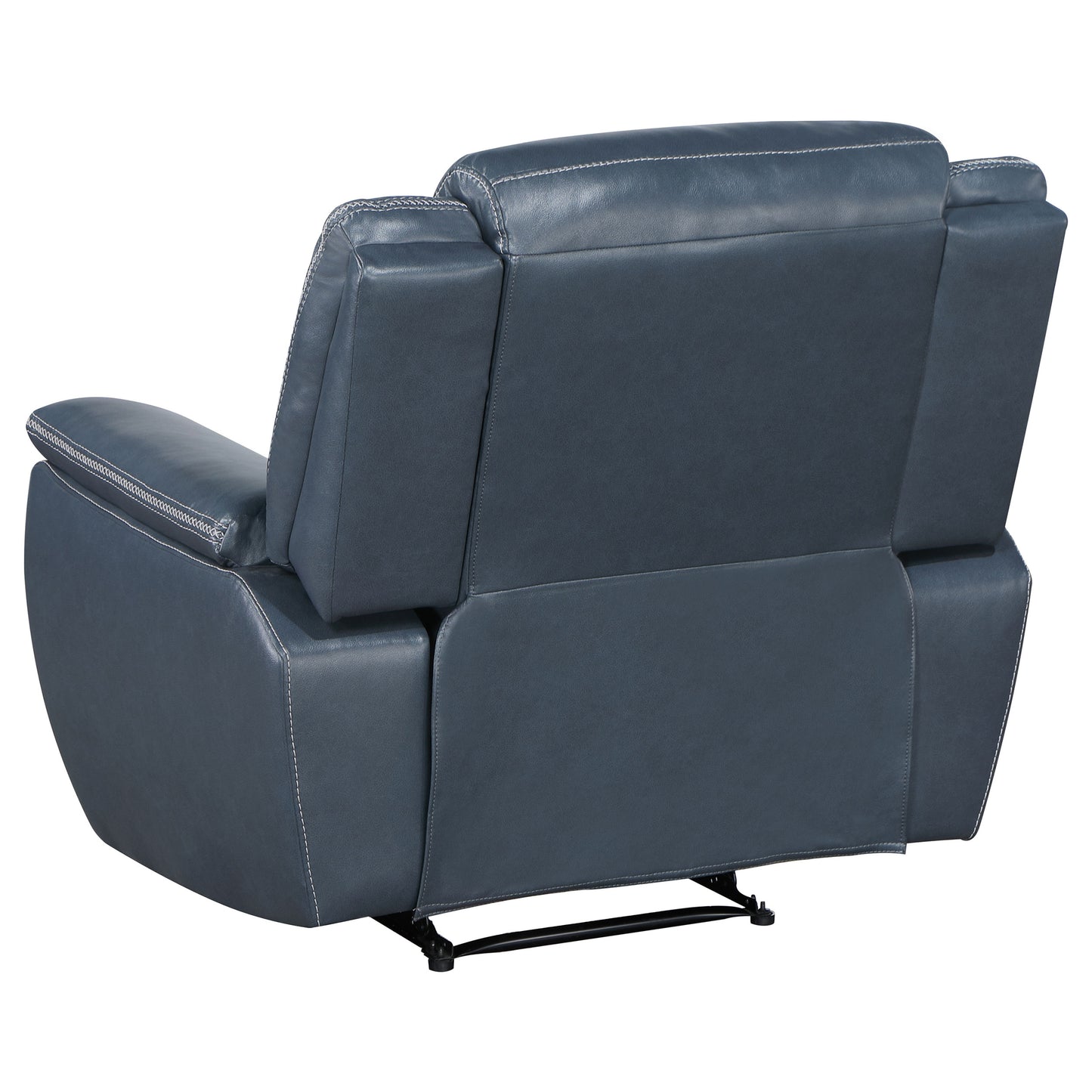 Sloane 3-piece Upholstered Reclining Sofa Set Blue - Discount Furniture Connection