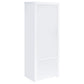 Jude 3-shelf Engineered Wood Media Tower High Gloss White