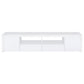 Jude 2-door Engineered Wood 79-inch TV Stand High Gloss White - Discount Furniture Connection