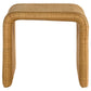 Cahya Square Woven Rattan End Table Natural - Discount Furniture Connection