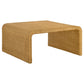 Cahya Square Woven Rattan Coffee Table Natural - Discount Furniture Connection