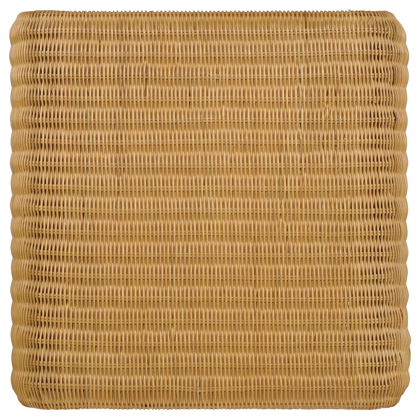 Cahya Square Woven Rattan End Table Natural - Discount Furniture Connection